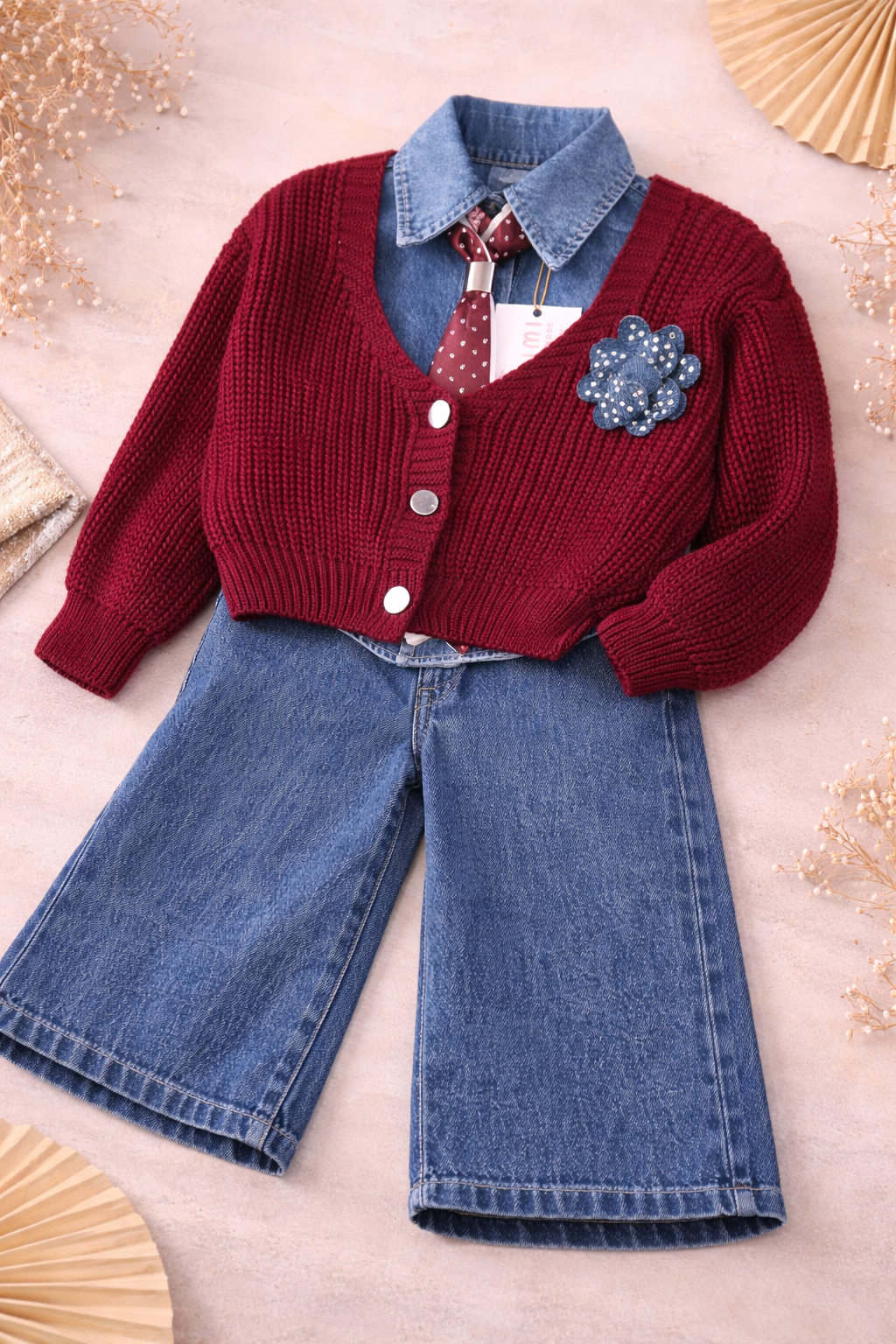 Elegantes Mädchen-Outfit – 3 teilig 